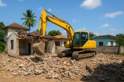 Công trình đập phá, tháo dỡ nhà cũ tại phường Tân Lợi, BMT